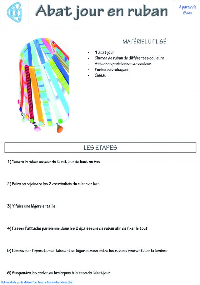 Mon Stage De 3eme En Seine Maritime Activité Manuelle : Abat-jour – CFAG