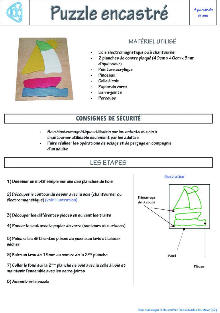 Mon Stage De 3eme Seine Maritime Puzzle encastré – CFAG